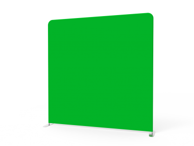 8ft Straight Pillow Case Green Screen Backdrop