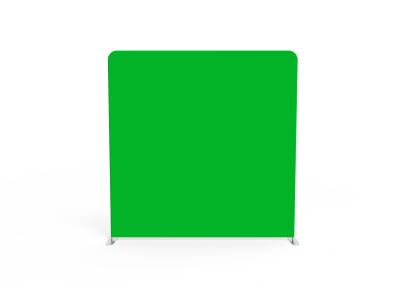 8ft Straight Pillow Case Green Screen Backdrop