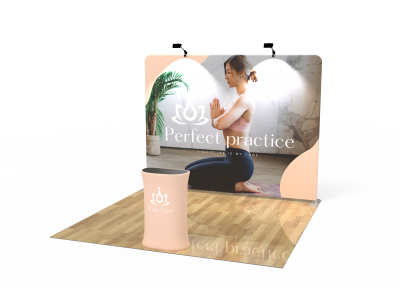 10x10ft Exhibit Booth Display Series 04