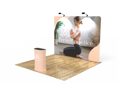 10x10ft Exhibit Booth Display Series 04