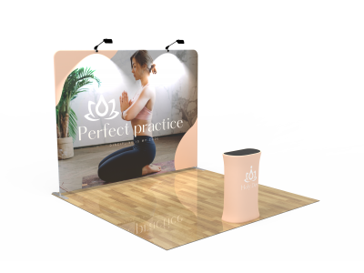 10x10ft Exhibit Booth Display Series 04