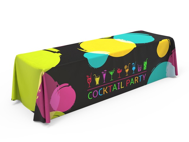 8ft Loose Table Runner with Graphic Printing 