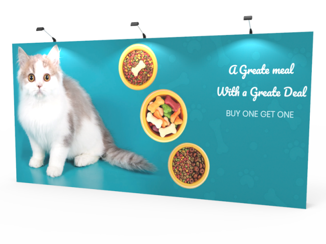 Straight - Large 15ft - Pop Up Banner Display