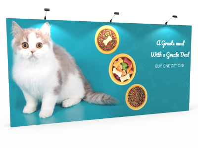 Straight - Large 15ft - Pop Up Banner Display
