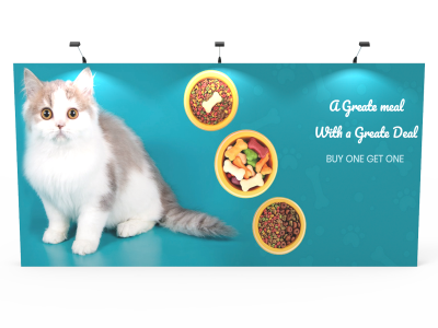 Straight - Large 15ft - Pop Up Banner Display
