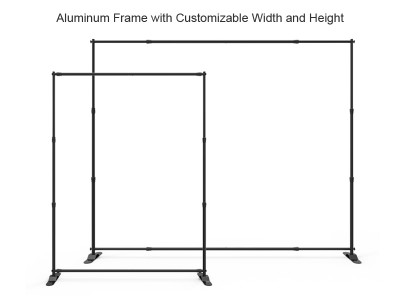 Adjustable - Medium 10ft - Tension Fabric Backdrop
