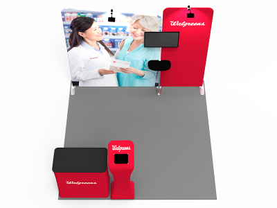 10 x 10ft Portable Tension fabric Trade Show Booth 03