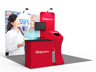 10 x 10ft Portable Tension fabric Trade Show Booth 03
