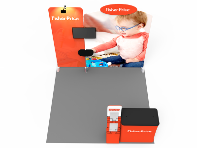 10 x 10ft Portable Tension Fabric Exhibition Booth 04