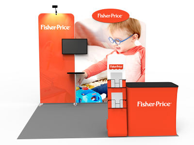 10 x 10ft Portable Tension Fabric Exhibition Booth 04