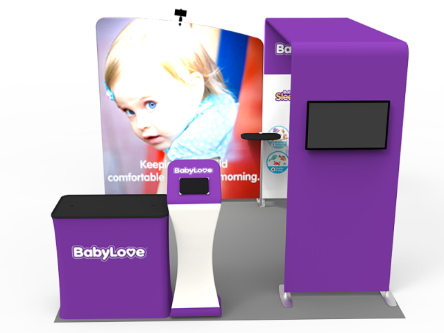 10 x 10ft Portable Exhibition Stand Display Booth 06
