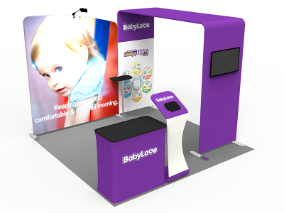 10 x 10ft Portable Exhibition Stand Display Booth 06