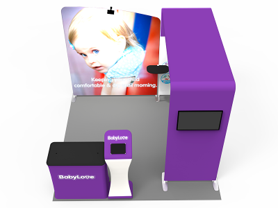 10 x 10ft Portable Exhibition Stand Display Booth 06