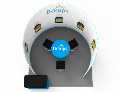 10 x 10ft Portable Exhibition Stand Display Booth 09