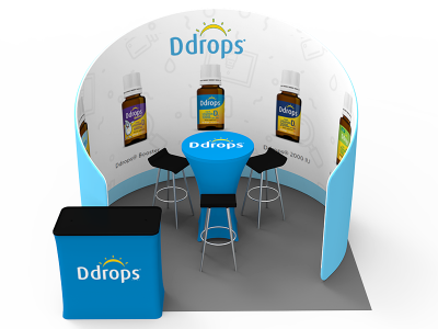10 x 10ft Portable Exhibition Stand Display Booth 09