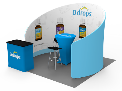 10 x 10ft Portable Exhibition Stand Display Booth 09