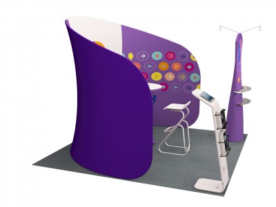 10 x 10ft Portable Exhibition Stand Display Booth K