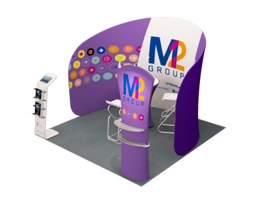 10x10ft Portable Exhibit Booth Collection K