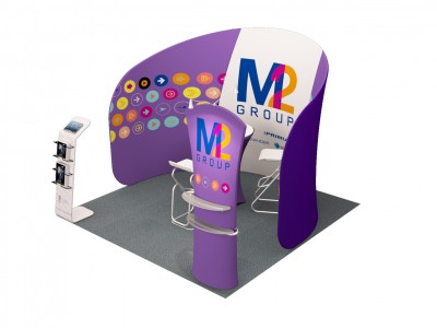 10 x 10ft Portable Exhibition Stand Display Booth K
