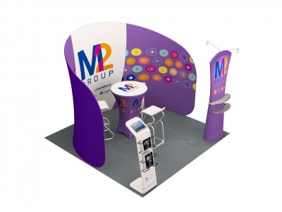 10 x 10ft Portable Exhibition Stand Display Booth K