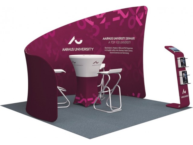 10 x 10ft Portable Exhibition Stand Display Booth L 