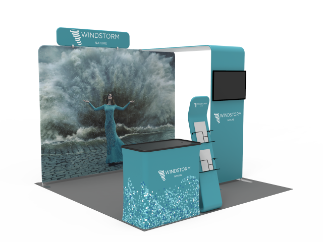 10 x 10ft Portable Exhibition Stand Display Booth M