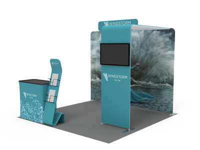 10 x 10ft Portable Exhibition Stand Display Booth M
